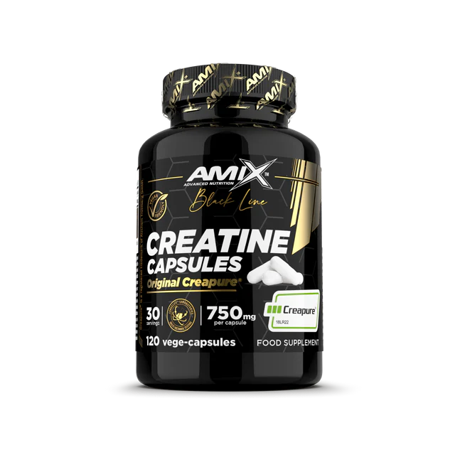 Creatina Creapure Cápsulas | Black Line Amix