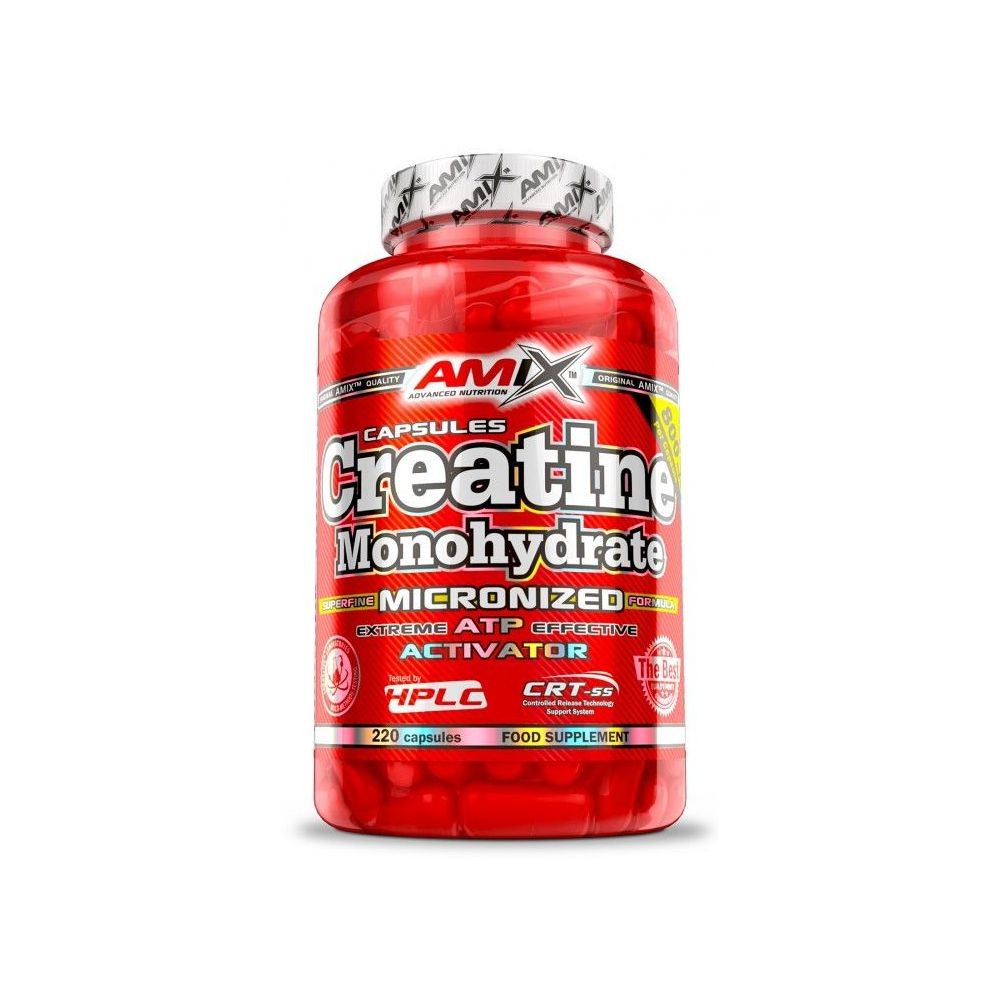 Creatina Monohidrato Amix 220 cápsulas | Creatina en Cápsulas