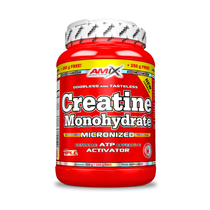 Creatina Monohidrato Amix | Creatina 500 g + 250 g Gratis