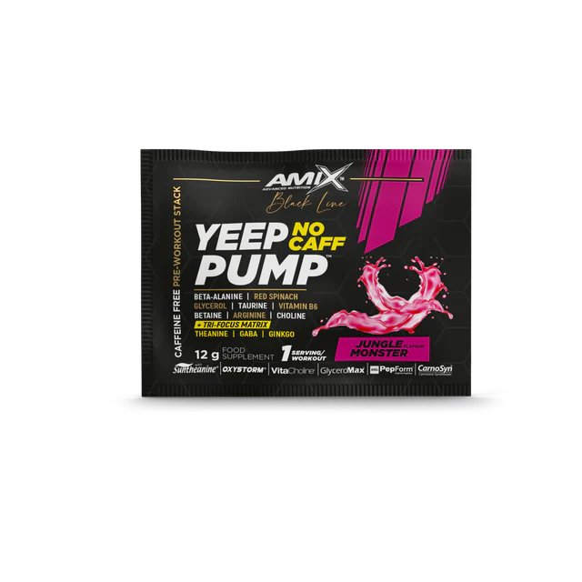 Pre-entreno Yeep Pump Sin Cafeína | Black Line Amix
