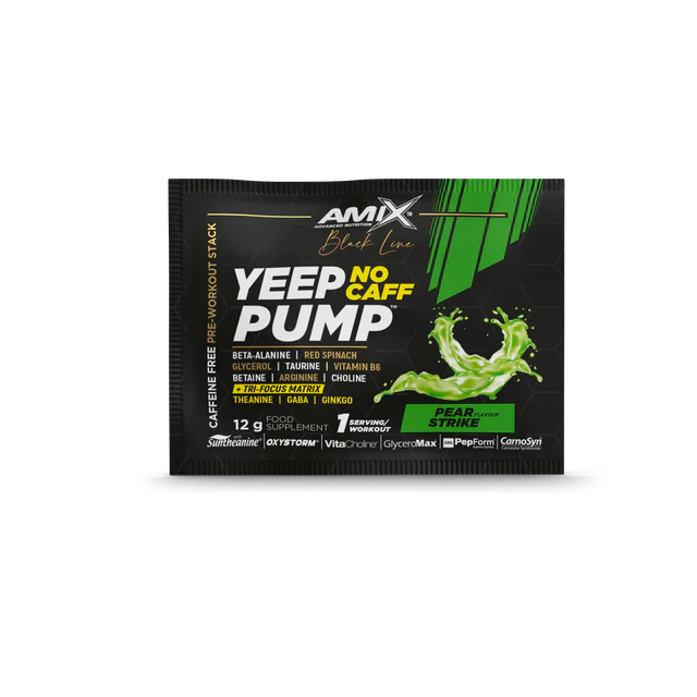 Pre-entreno Yeep Pump Sin Cafeína | Black Line Amix