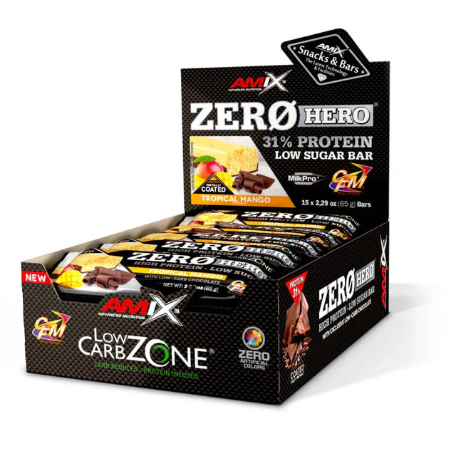 Zero Hero Protein Bar Amix Pack 15 x 65g | Barritas Proteicas