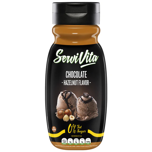 Salsa Zero Dulce Avellana Chocolate Amix 320 ml | Servivita
