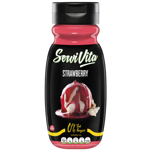 Salsa Dulce Zero Fresa Amix 320 ml | Servivita