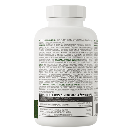 Ashwagandha OstroVit 90 comprimidos