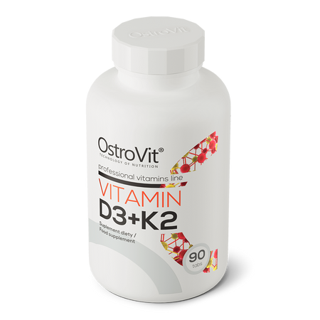 Vitamina D3 + K2 OstroVit 90 comprimidos