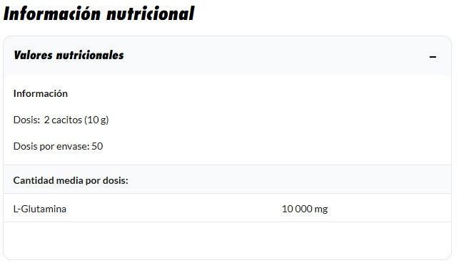 Glutamina Amix 500 g | Aminoácidos en Polvo