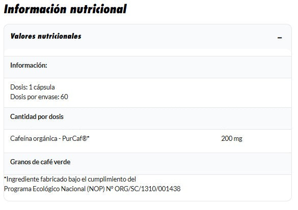 Cafeína Natural Amix Performance | 60 cápsulas