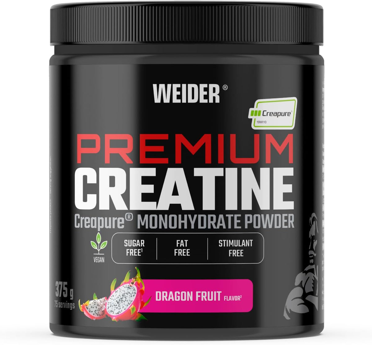 Weider Creatine Creapure 375 g | Creatina en Polvo Sabores