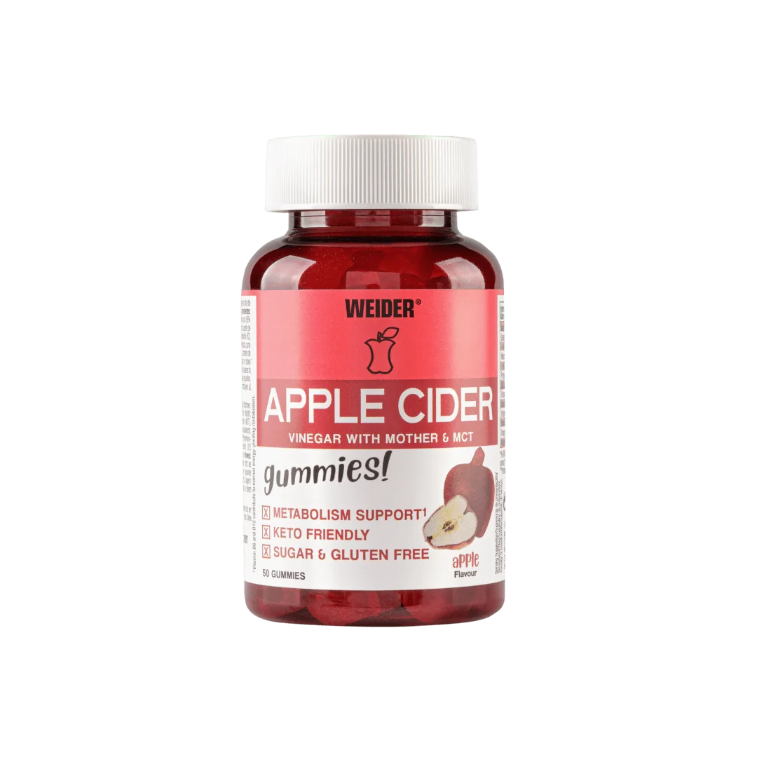 Weider Apple Cider Vinegar Gummies | 50 Gominolas