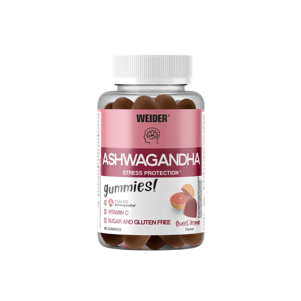 Weider Ashwagandha Gummies Naranja Dulce | 40 Gominolas