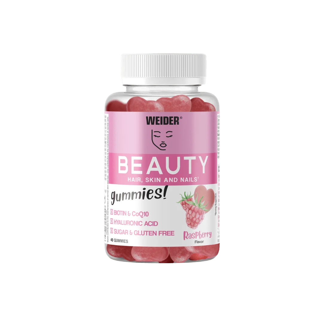 Weider Beauty Gummies Frambuesa | 40 Gominolas