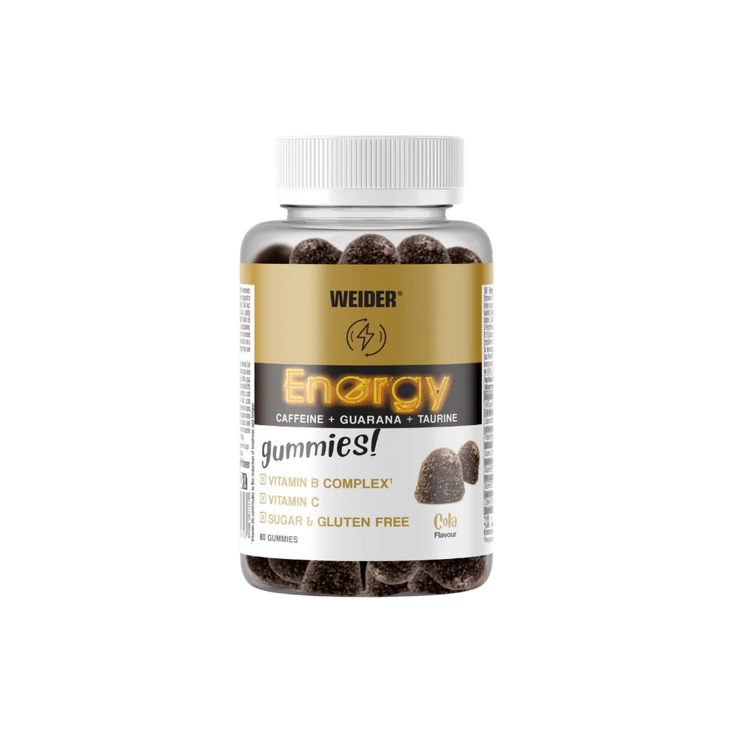 Weider Energy Caffeine Gummies Cola | 80 Gominolas