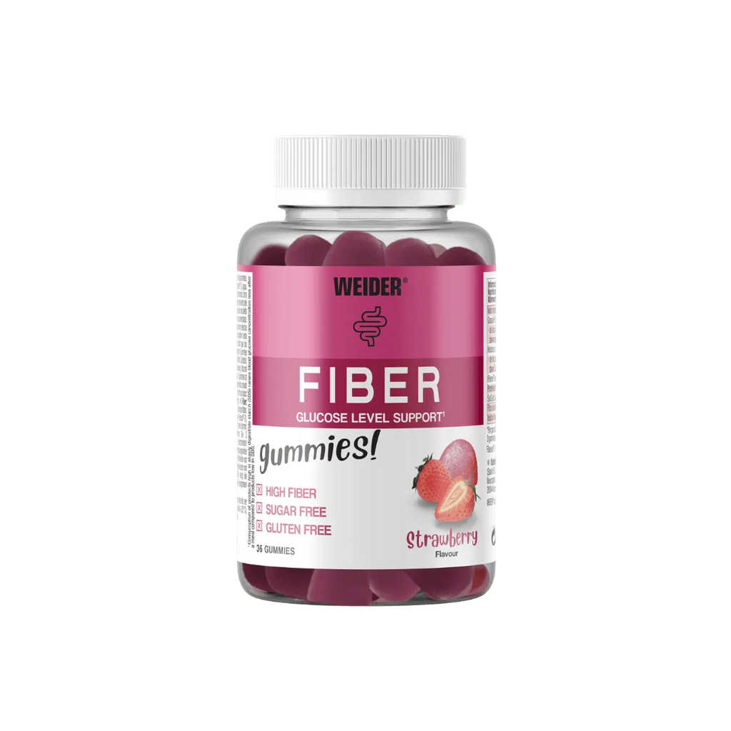 Weider Fiber Gummies Fresa | 36 Gominolas