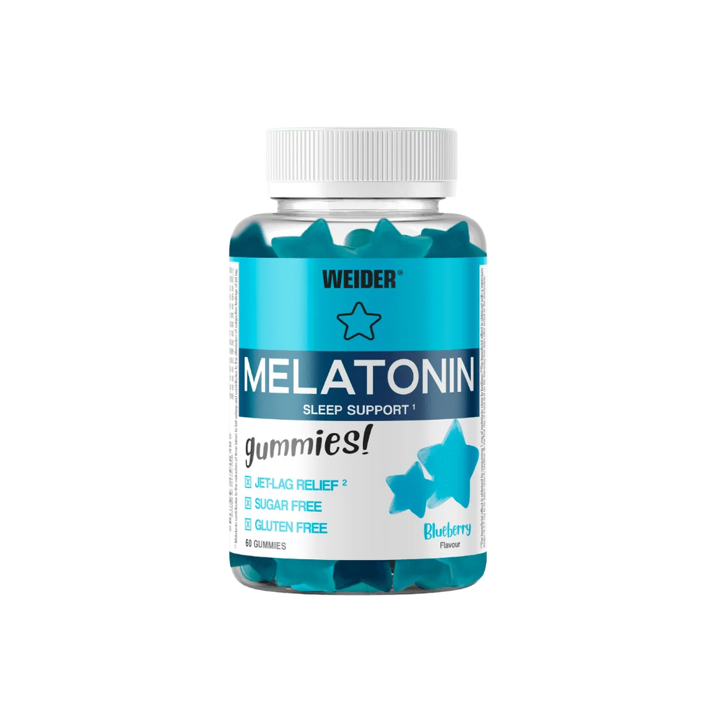 Weider Melatonina Gummies Fresa y Arándanos | 60 Gominolas