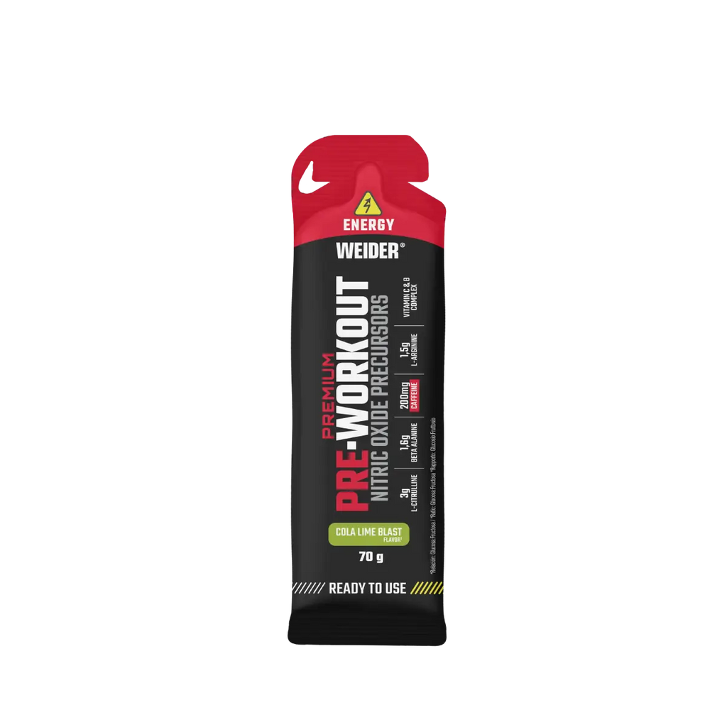 Weider Gel Pre Workout 70 g | Gel Energético Pre-Entrenamiento