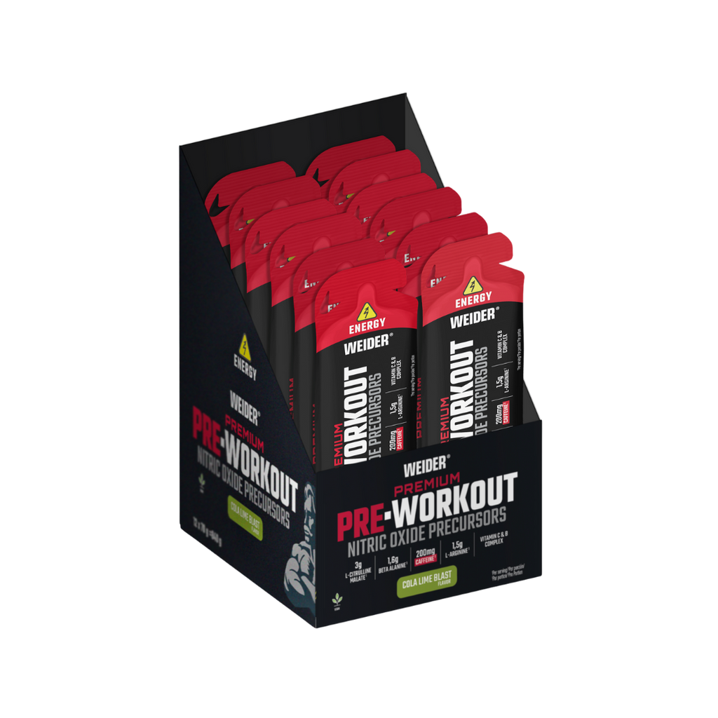 Weider Gel Pre Workout 70 g | Gel Energético Pre-Entrenamiento