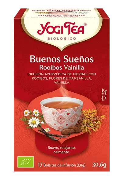 Yogi Tea Buenos Sueños Rooibos Vainilla 30,6g | 17 Bolsitas