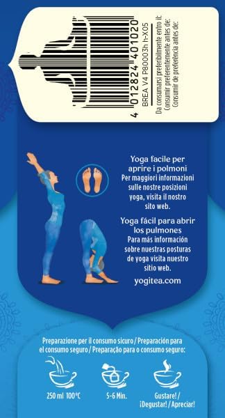 Yogi Tea Respiración 17 Bolsitas | Infusión Herbal 30,6 g