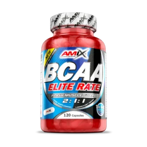 BCAA Elite Rate 120 cápsulas | Aminoácidos Amix
