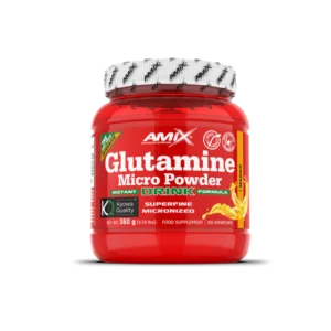 Glutamina Micronizada Amix 360 g | Powder Drink con Sabor