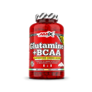 Glutamina BCAA 360 cápsulas | Aminoácidos Amix