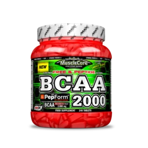 Aminoácidos BCAA 2000 PepForm 240 tabletas | Musclecore Amix