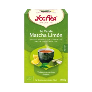 Yogi Tea Verde Matcha Limón 30,6g | 17 Bolsitas de Infusión