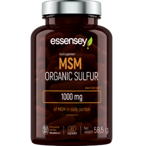 MSM Organic Essensey 90 cápsulas | Azufre orgánico