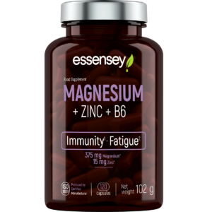 Magnesium Zinc B6 Essensey 120 cápsulas | Minerales