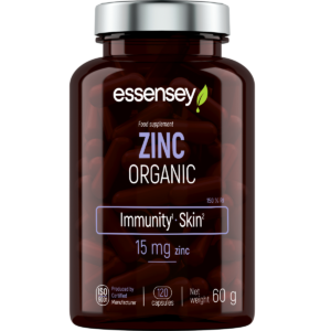 Zinc Organic Essensey 120 cápsulas | Zinc orgánico