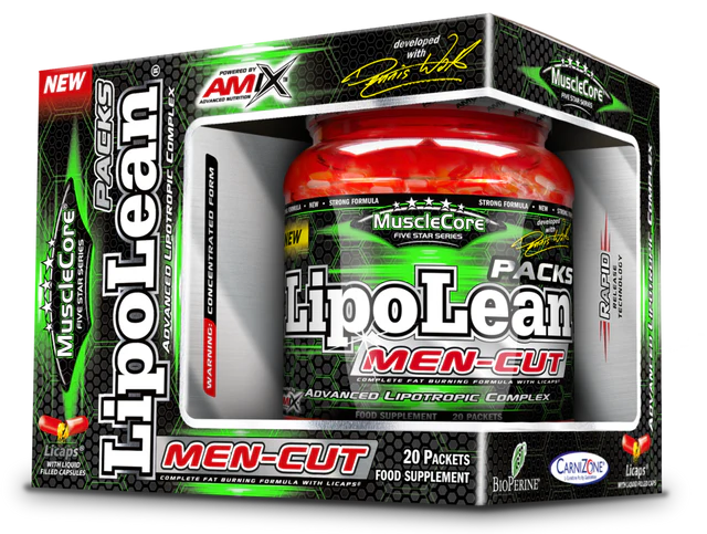LipoLean Men-Cut Packs 20 bolsas | Amix Musclecore