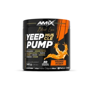 Pre-entreno Yeep Pump con Cafeína | Black Line Amix