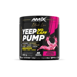 Pre-entreno Yeep Pump Sin Cafeína | Black Line Amix