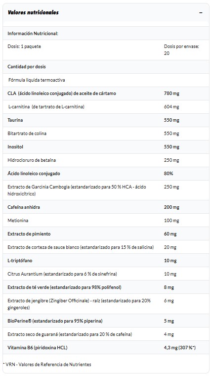 LipoLean Men-Cut Packs 20 bolsas | Amix Musclecore - Imagen 2