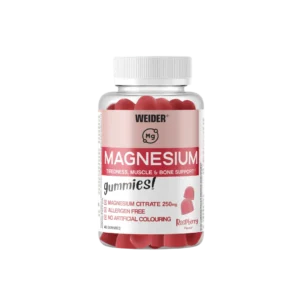 Weider Magnesium Gummies Frambuesa | 48 Gominolas