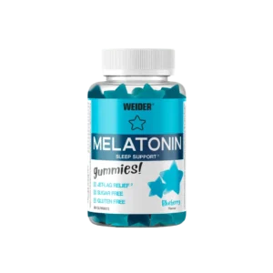 Weider Melatonina Gummies Fresa y Arándanos | 60 Gominolas