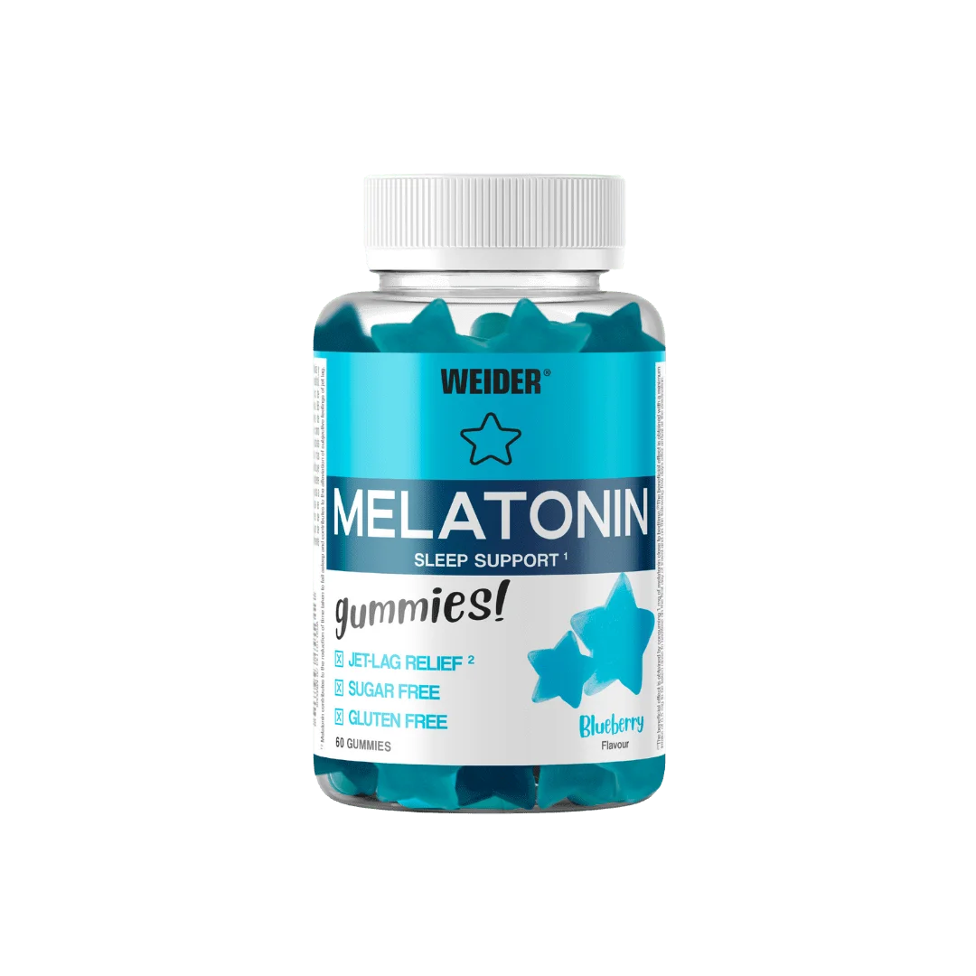 Weider Melatonina Gummies Fresa y Arándanos | 60 Gominolas