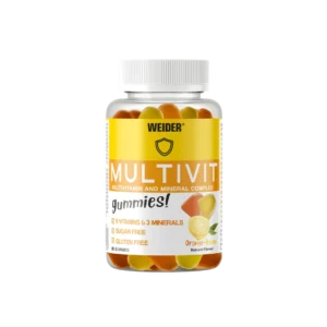 Weider Multivit Gummies Naranja-Limón | 80 Gominolas