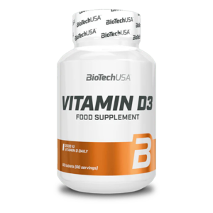 Vitamina D3 50mcg BiotechUSA 60 comp.